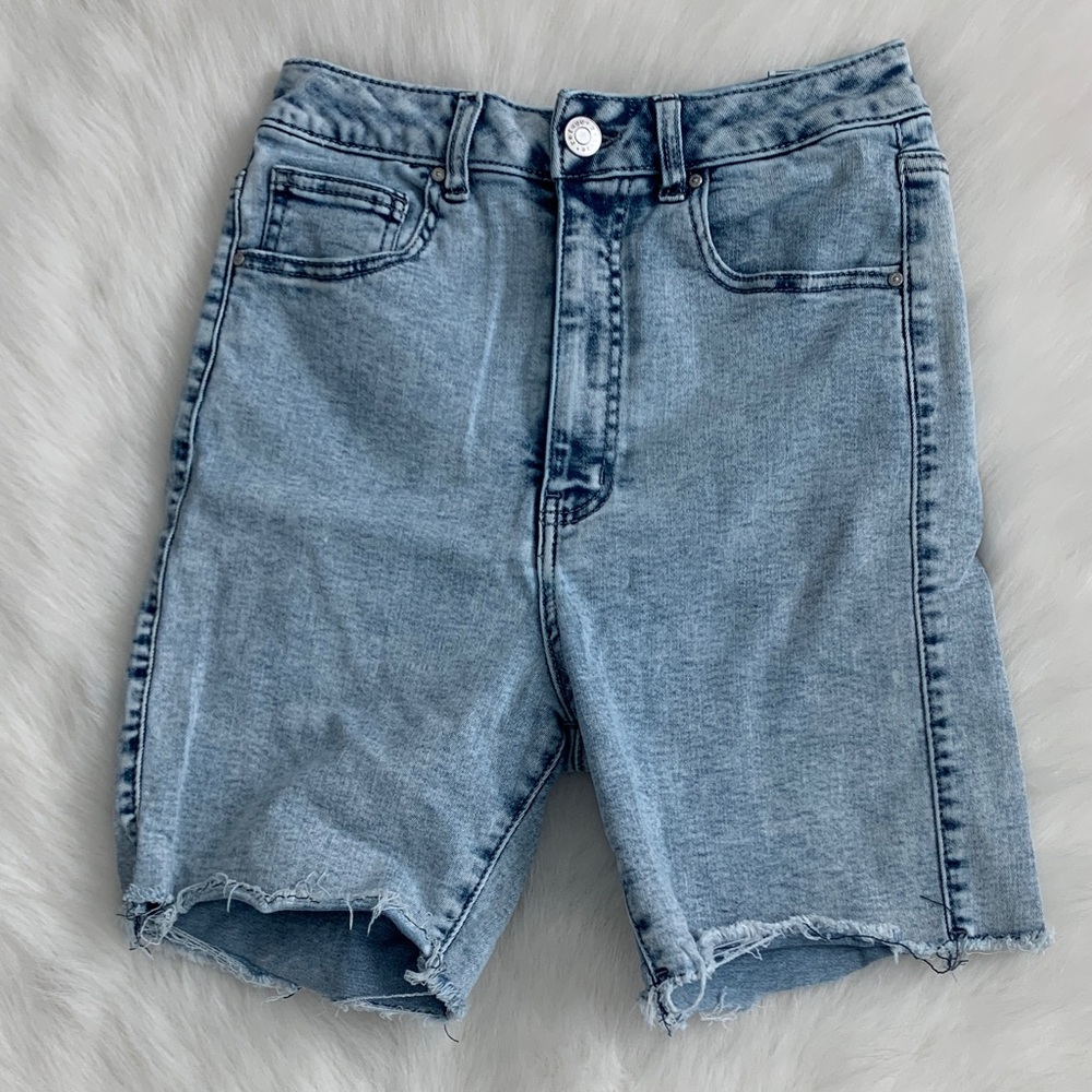 Refuge Light Blue Jean Shorts